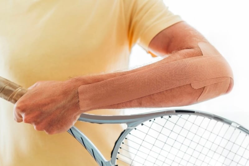 strapping coude tennis elbow epicondylite